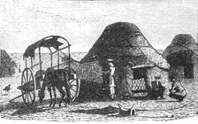 Kalmuck dwelling; The Caucasus 1875 Creator: Unknown