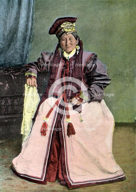 Kalmyk princess, c1890. Artist: Unknown