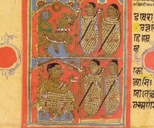 Kalpasutra (Book of Sacred Precepts) Manuscript, late 19th-early 20th century. Creator: Unknown