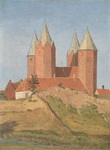 Kalundborg Church, 1837. Creator: Johan Thomas Lundbye