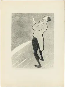 Kam-Hill, from Le Café-Concert, 1893. Creator: Henri-Gabriel Ibels