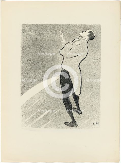 Kam-Hill, from Le Café-Concert, 1893. Creator: Henri-Gabriel Ibels.