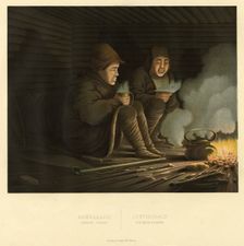 Kamchadals. Winter Station, 1856. Creator: Ivan Dem'ianovich Bulychev