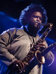 Kamasi Washington, 2018. Artist: Alan John Ainsworth