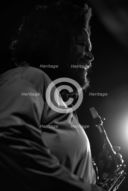 Kamasi Washington, 2018. Artist: Alan John Ainsworth.