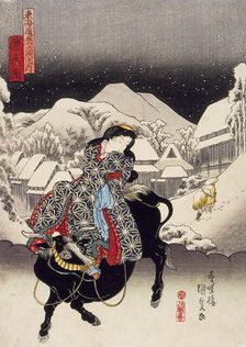 Kambara, c1838. Creator: Utagawa Kunisada