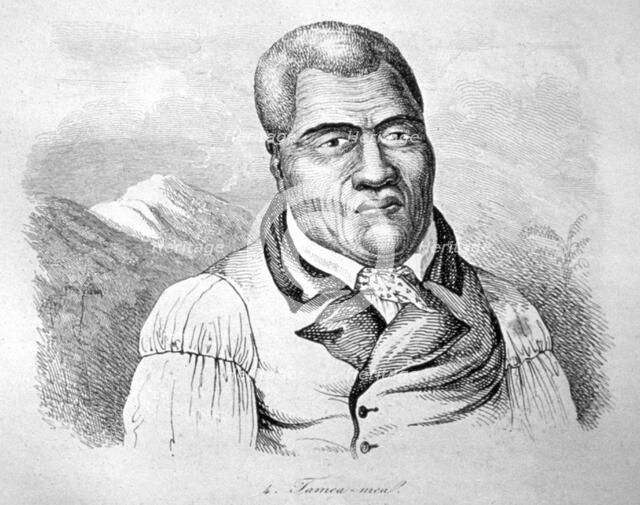 Kamehameha I, c1770-1819. Artist: Ludwig Choris