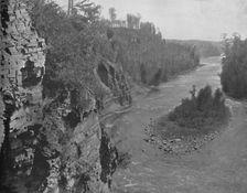 Kaministiquia River, below Kakabeka Falls c1897. Creator: Unknown