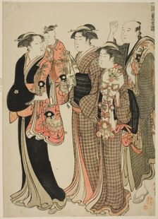Kamioki, from the series "A Brocade of Eastern Manners (Fuzoku Azuma no nishiki)", c. 1783/84. Creator: Torii Kiyonaga