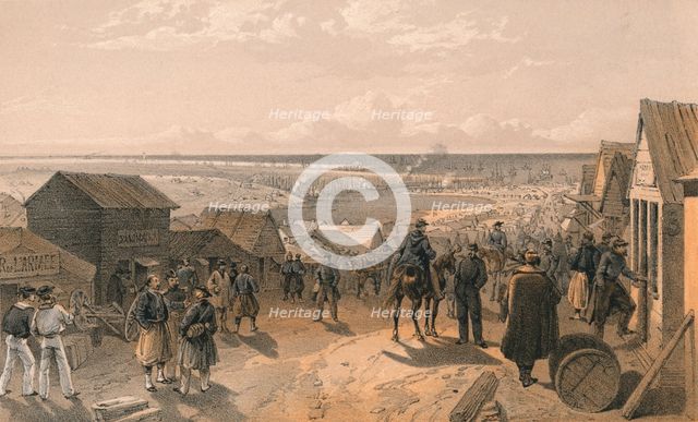 'Kamiesch', 1856. Artist: Edmund Walker.