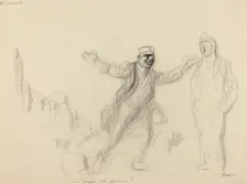 Kammerade. Porquoi cette froideur?, c. 1914/1919. Creator: Jean Louis Forain