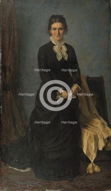 Kammerherreinde Caroline Amalie Meldahl, née Ræder, 1881. Creator: Jorgen Pedersen Roed.