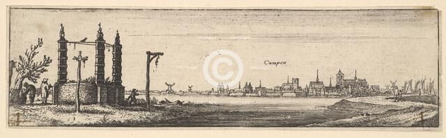 Kampen, 1642-44. Creator: Wenceslaus Hollar.