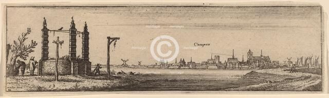 Kampen, c. 1632. Creator: Wenceslaus Hollar.