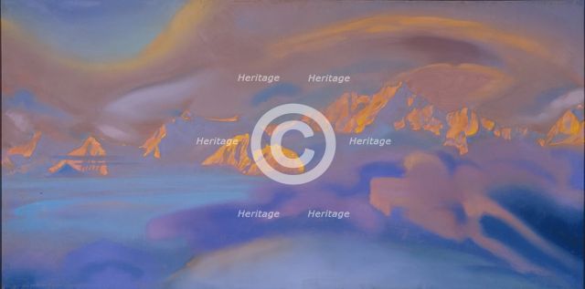 Kanchenjunga, 1938. Artist: Roerich, Nicholas (1874-1947)