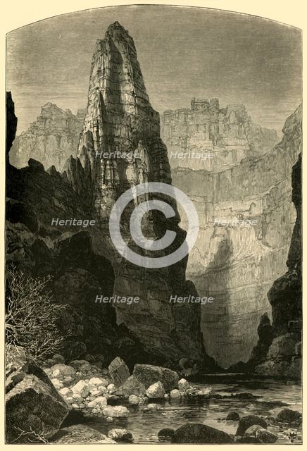 'Kanab Cañon', 1874.  Creator: Andrew Varick Stout Anthony.