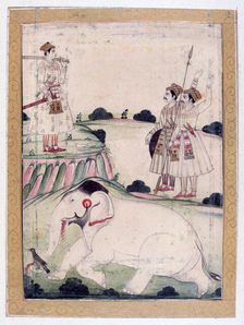 Kanada Ragini, Ragamala Album, School of Rajasthan, 19th century