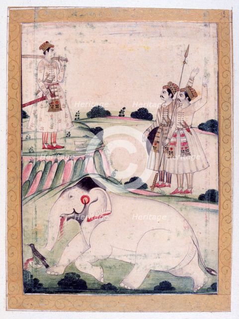 Kanada Ragini, Ragamala Album, School of Rajasthan, 19th century. Artist: Unknown