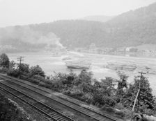 Kanawha Falls, New River canyon, W. Va., c.between 1910 and 1920. Creator: Unknown