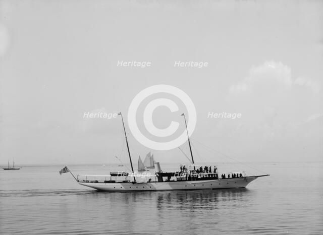 Kanawha, Glencove [sic], N.Y.Y.C. [New York Yacht Club], 1897 Aug 7. Creator: John S Johnston.
