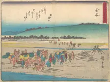Kanaya, ca. 1838., ca. 1838. Creator: Ando Hiroshige