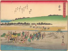 Kanaya, from the series The Fifty-three Stations of the Tokaido Road, early 20th century. Creator: Ando Hiroshige