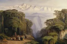 Kangchenjun from Darjeeling, India, 1879. Creator: Edward Lear