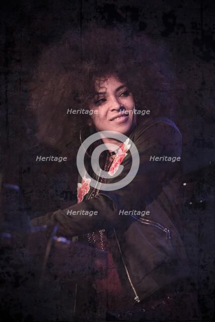 Kandace Springs, 2017. Artist: Alan John Ainsworth.