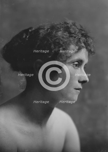 Kander, H., Miss, portrait photograph, 1917. Creator: Arnold Genthe.