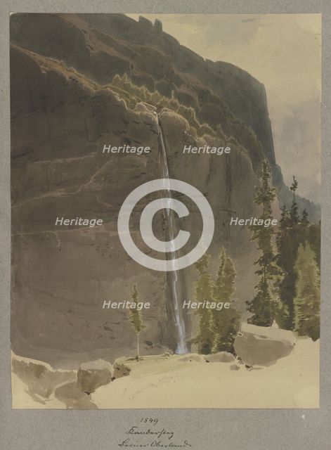 Kandersteg in the Bernese Oberland, c1849. Creator: Carl Theodor Reiffenstein.