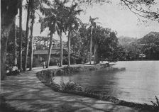Kandy Lake and Drive c1890, (1910). Artist: Alfred William Amandus Plate