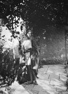 Kanellos, Vanellos, in dance costume, 1929 Creator: Arnold Genthe
