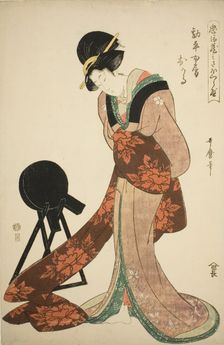 Kanpei's Wife Okaru, Japan, 1806. Creator: Kitagawa Utamaro
