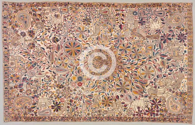 Kantha (Ceremonial Quilt), 1800s. Creator: Unknown.