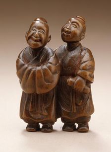 Kanzan and Jittoku: Two Zen Worthies, Late 18th century. Creator: Unknown