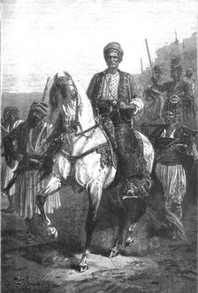 Kara Fatima, the Kurdish princess, and her suite; Journeyings in Mesopotamia 1875. Creator: Unknown