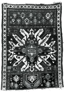 Karabagh Prayer Rug, Caucasus, 1875/1900. Creator: Unknown