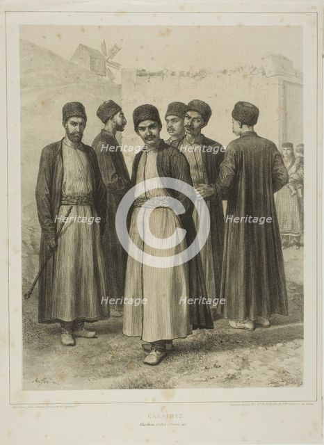 Karaimes, Théodosie, Kaffa, 1 Octobre 1837, 1844. Creator: Auguste Raffet.