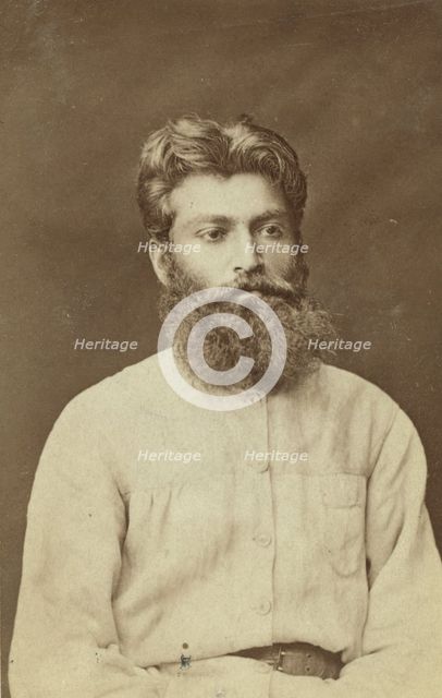 Kardashof, head-and-shoulders portrait, facing slightly right, between 1880 and 1886. Creator: Unknown.