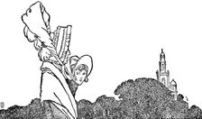 Karen and the Old Lady Walked to Church c1930. Artist: W Heath Robinson