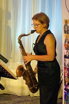 Karen Sharp, iG4, Watermill Jazz Club, Dorking, Surrey, 17 June 2025. Creator: Brian O'Connor