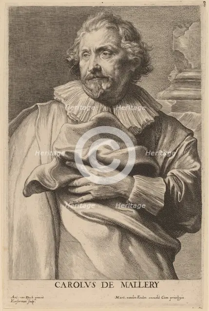 Karel de Mallery, probably 1626/1641. Creator: Lucas Vorsterman.