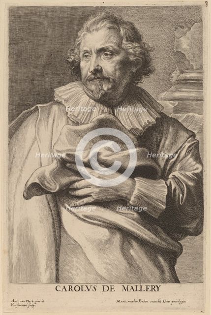 Karel de Mallery, probably 1626/1641. Creator: Lucas Vorsterman.