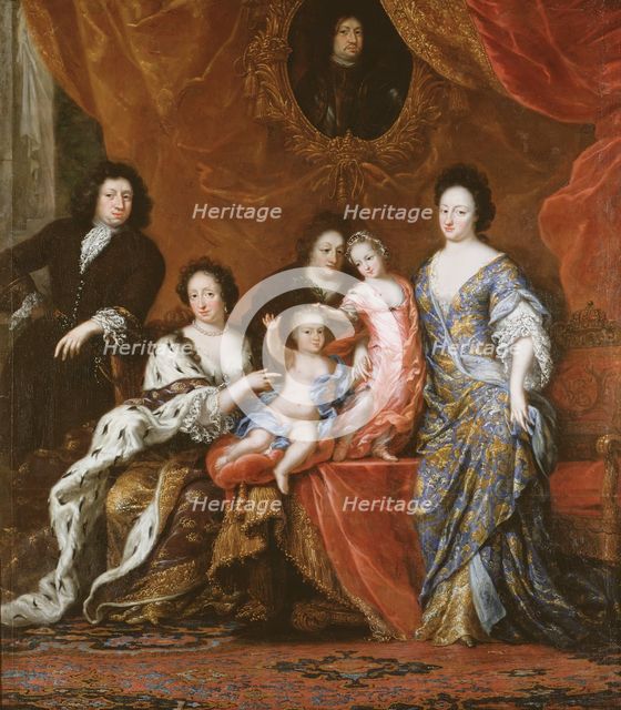Karl XI, 1655-1697, King of Sweden with family, between 1686 and 1687. Creator: David Klocker Ehrenstrahl.