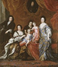 Karl XI, 1655-1697, King of Sweden with family, between 1686 and 1687. Creator: David Klocker Ehrenstrahl