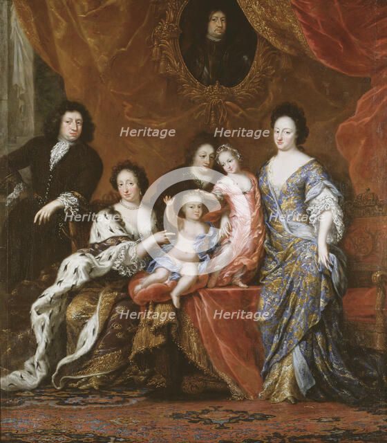 Karl XI, 1655-1697, King of Sweden with family, between 1686 and 1687. Creator: David Klocker Ehrenstrahl.