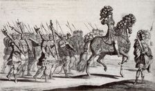 Karl XI, carousel at his reign in 1672. Creator: David Klöcker Ehrenstrahl