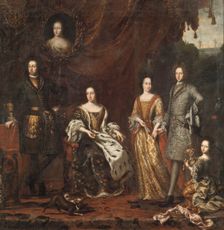 Karl XI King of Sweden with family, 1697. Creator: David Klocker Ehrenstrahl