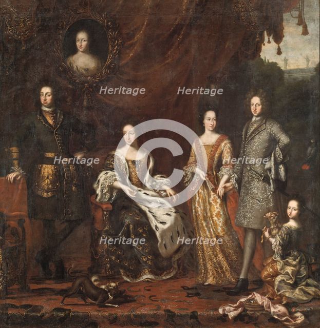Karl XI King of Sweden with family, 1697. Creator: David Klocker Ehrenstrahl.