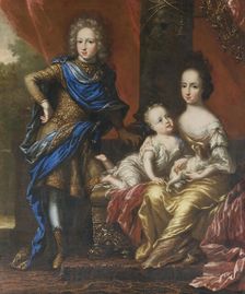 Karl XII, 1682-1718, King of Sweden, his Sisters Hedvig Sofia, 1681-1708, c17th century. Creator: David Klocker Ehrenstrahl